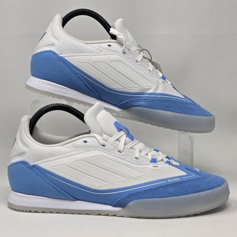 adidas F50 Freestyle 24 Messi Mens Size 7.5 White Blue Indoor Soccer IH8361 New - Picture 2 of 12